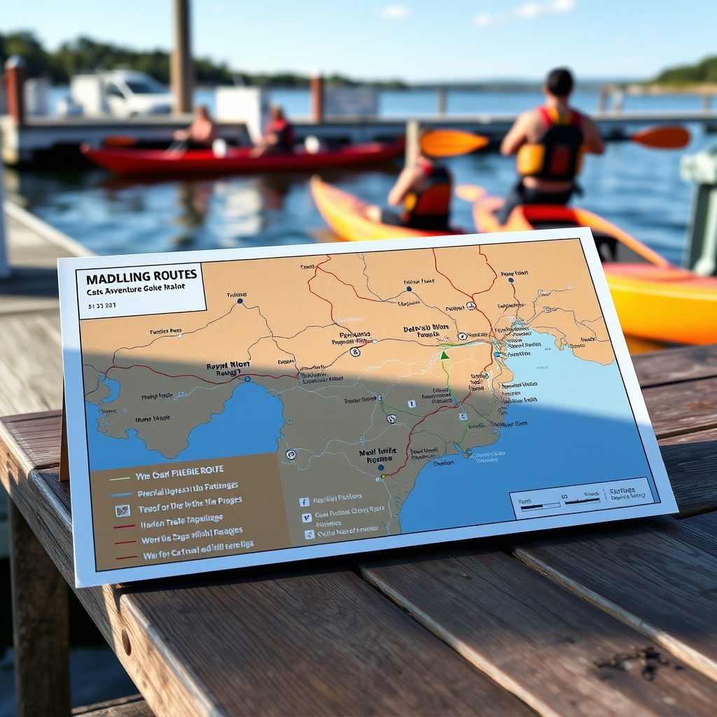 Paddling routes guide